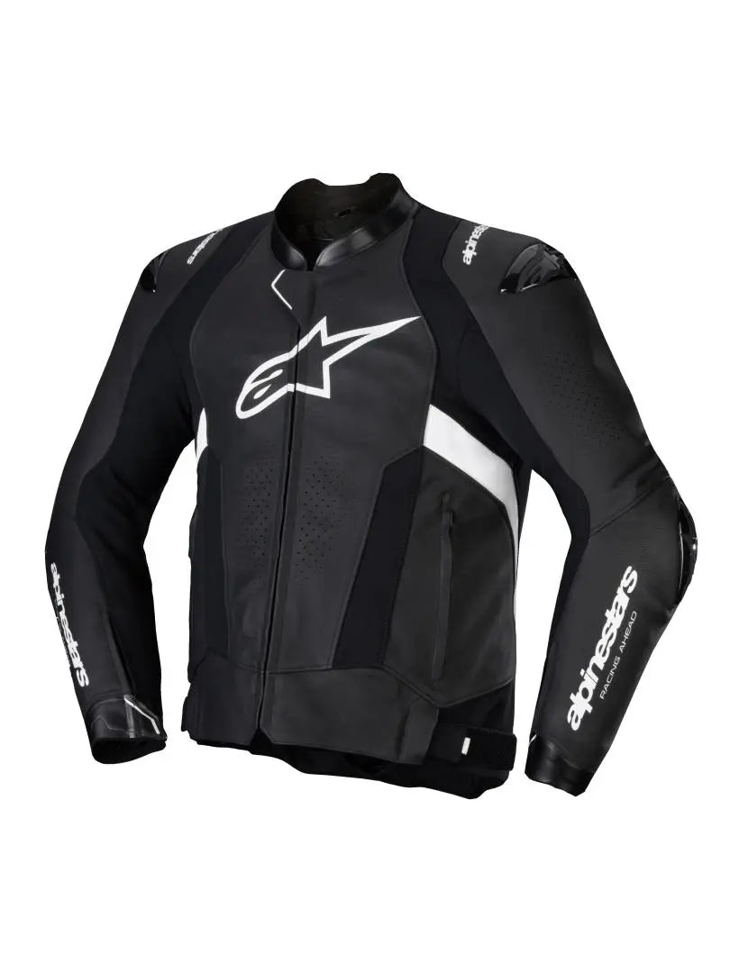 Alpinestars Missile V3 Leather Jacket Black / White - FREE UK Shipping, FREE 365 Day Returns | Moto Central