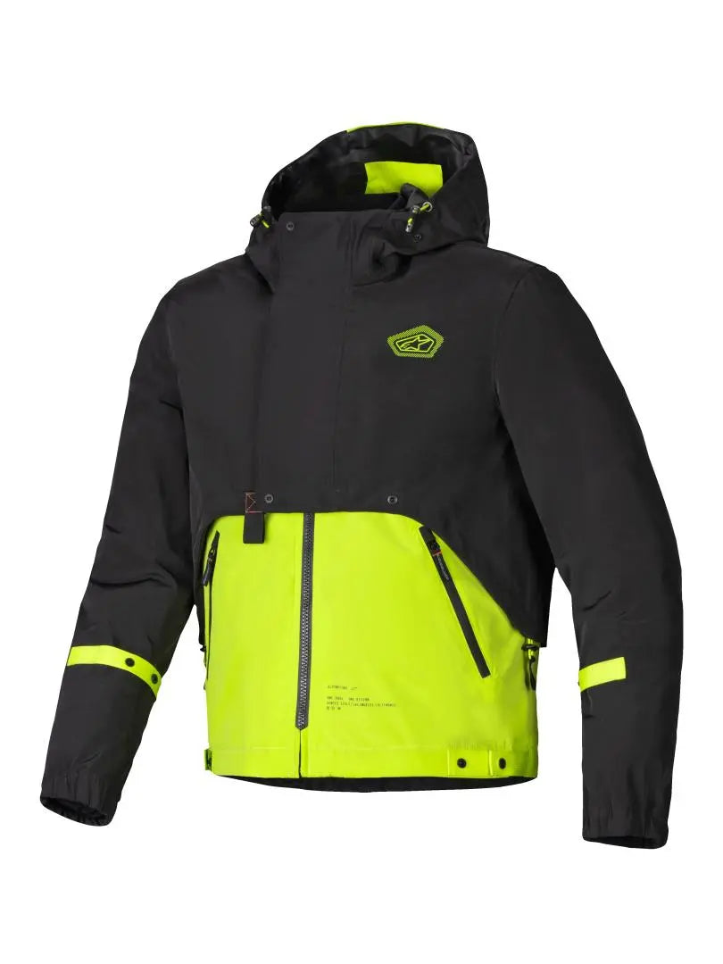 Alpinestars Mootant Waterproof Parka Textile Jacket Lime Punch / Black - FREE UK Shipping, FREE 365 Day Returns | Moto Central