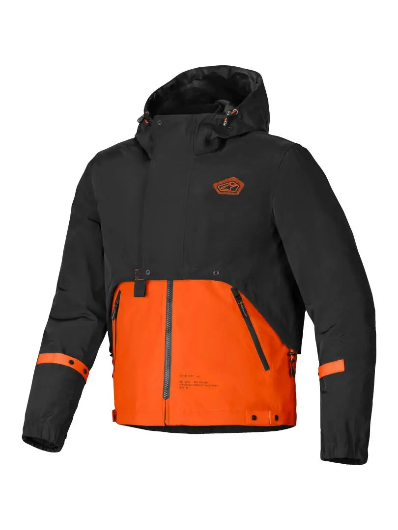 Alpinestars Mootant Waterproof Parka Textile Jacket Spicy Orange / Black - FREE UK Shipping, FREE 365 Day Returns | Moto Central