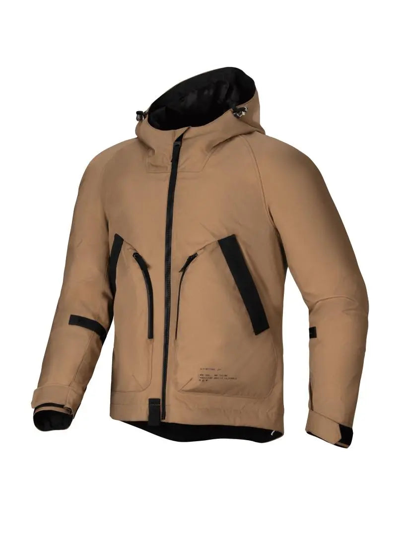 Alpinestars Morush Waterproof Parka Textile Jacket Utility Brown - FREE UK Shipping, FREE 365 Day Returns | Moto Central