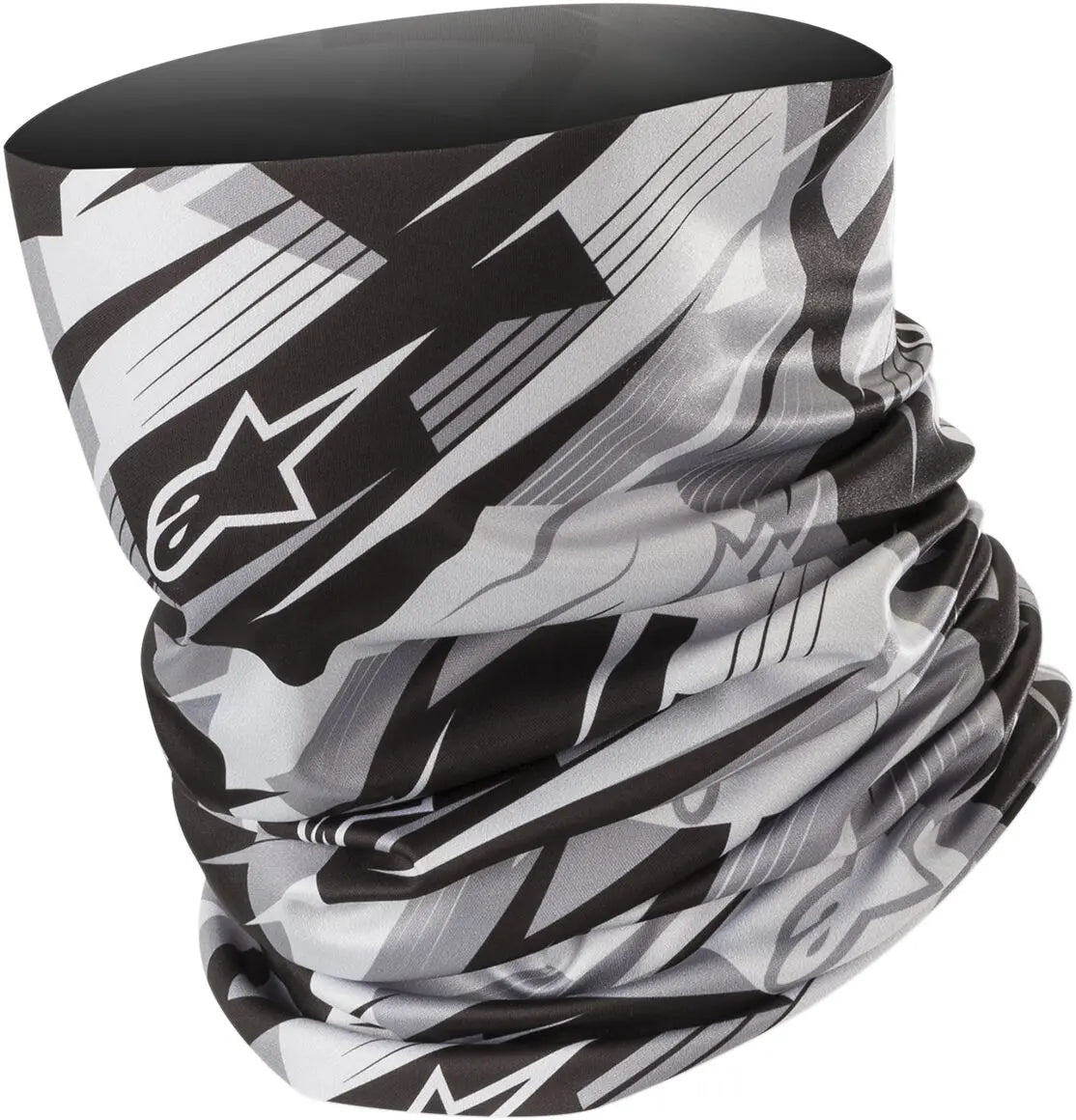 Alpinestars Neck Tube Black / Light Grey - FREE UK Shipping, FREE 365 Day Returns | Moto Central