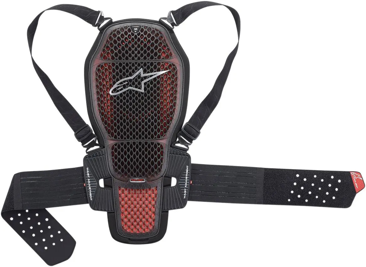 Alpinestars Nucleon KR-1 Cell Back Protector Black / Red / Smoke - FREE UK Shipping, FREE 365 Day Returns | Moto Central