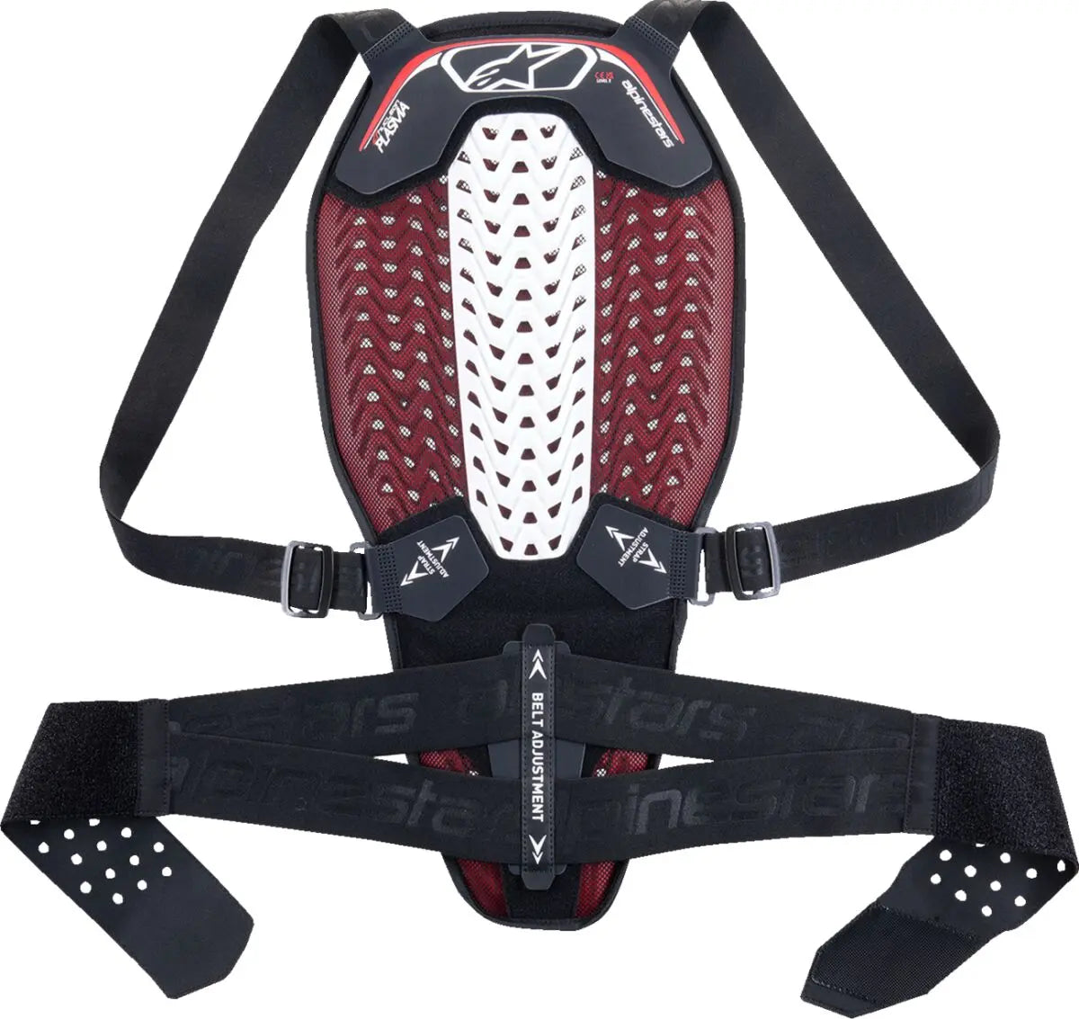 Alpinestars Nucleon Plasma Back Protector Black / Red / White - FREE UK Shipping, FREE 365 Day Returns | Moto Central