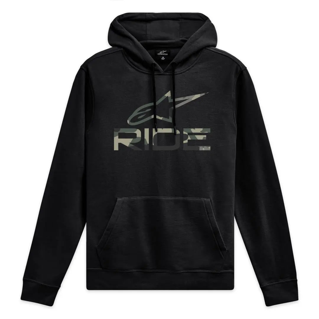 Alpinestars Ride Camo V3 Hoodie Black - FREE UK Shipping, FREE 365 Day Returns | Moto Central