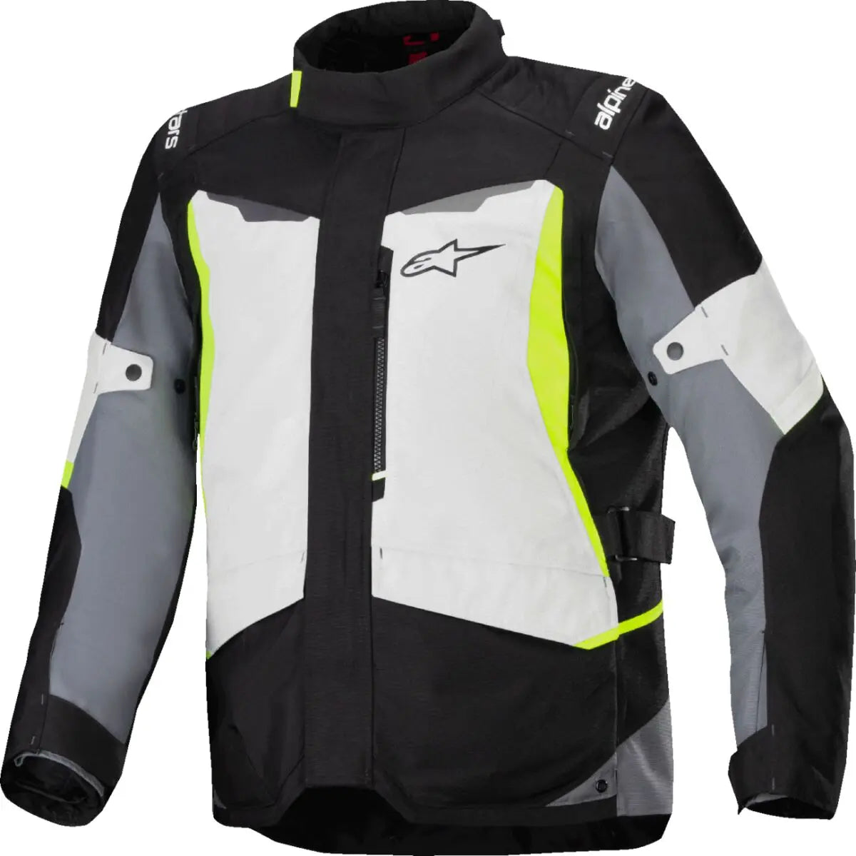 Alpinestars ST-1 Waterproof Textile Jacket Black / Fluo Yellow / Grey - FREE UK Shipping, FREE 365 Day Returns | Moto Central