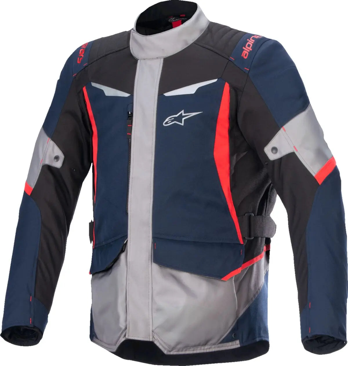 Alpinestars ST-1 Waterproof Textile Jacket Black / Grey / Red - FREE UK Shipping, FREE 365 Day Returns | Moto Central