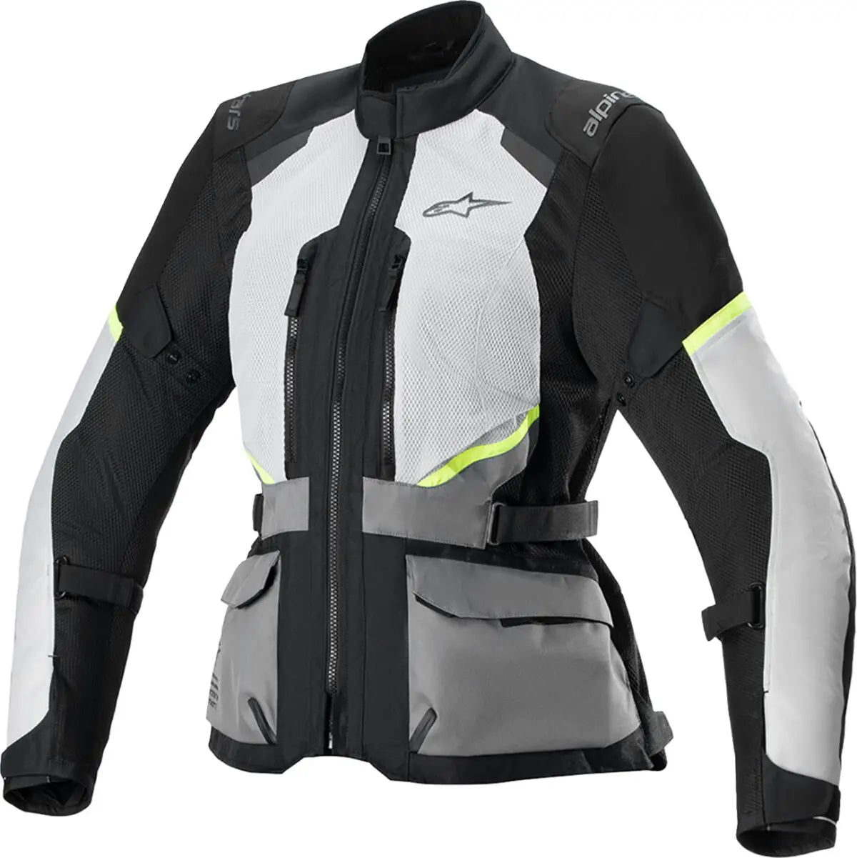 Alpinestars Stella Andes Air Drystar Ladies Textile Jacket Black / Grey / White - FREE UK Shipping, FREE 365 Day Returns | Moto Central