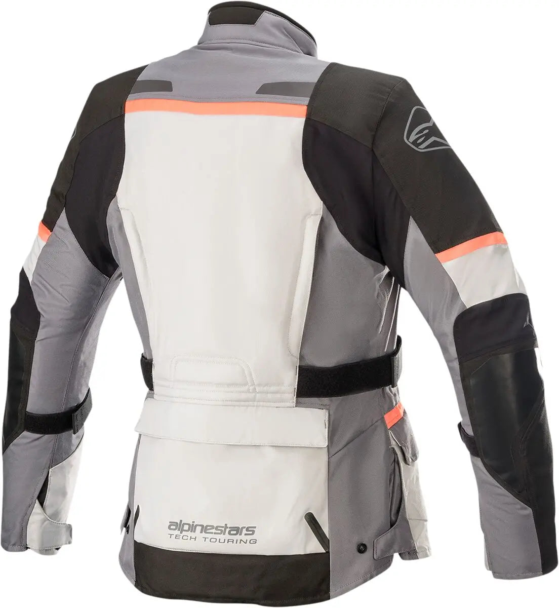 Alpinestars Stella Andes V3 Drystar Ladies Textile Jacket Coral / Dark Grey / Light Grey / Off-White - FREE UK Shipping, FREE 365 Day Returns | Moto Central