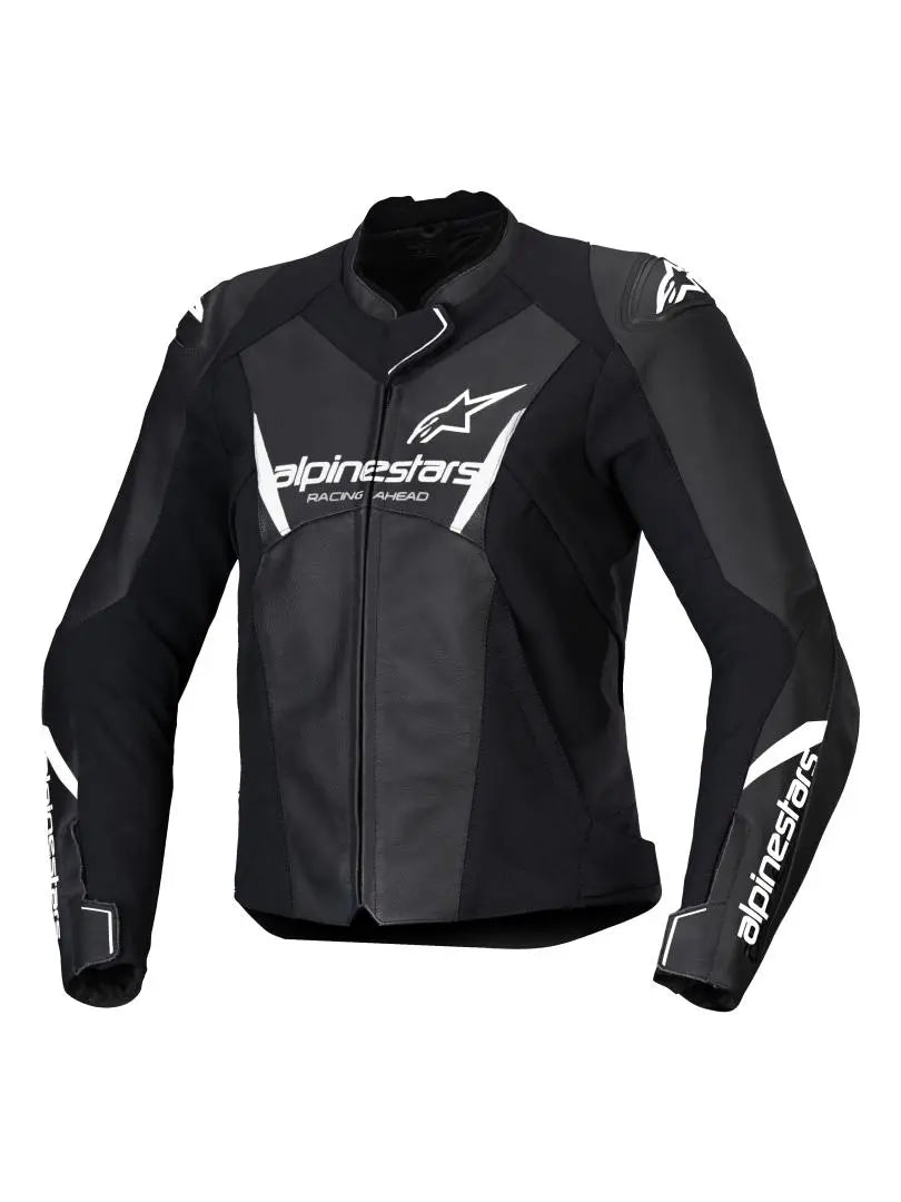 Alpinestars Stella Faster V3 Ladies Leather Jacket Black / White - FREE UK Shipping, FREE 365 Day Returns | Moto Central