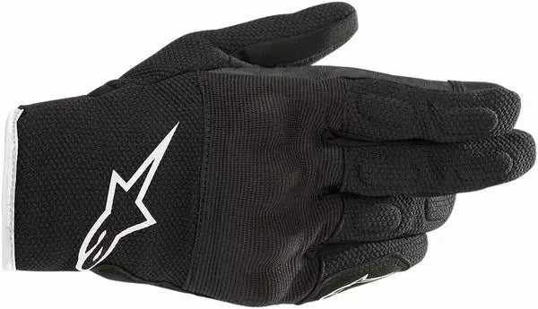 Alpinestars Stella S-Max Drystar Ladies Gloves Black / White - FREE UK Shipping, FREE 365 Day Returns | Moto Central