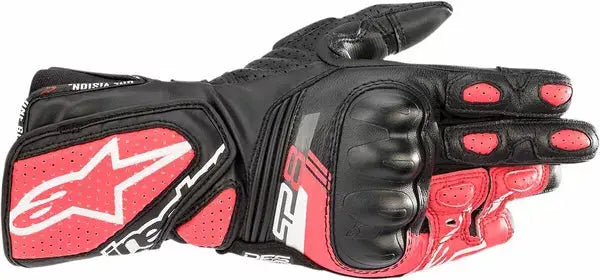 Alpinestars Stella SP-8 V3 Ladies Gloves Black / Pink - FREE UK Shipping, FREE 365 Day Returns | Moto Central