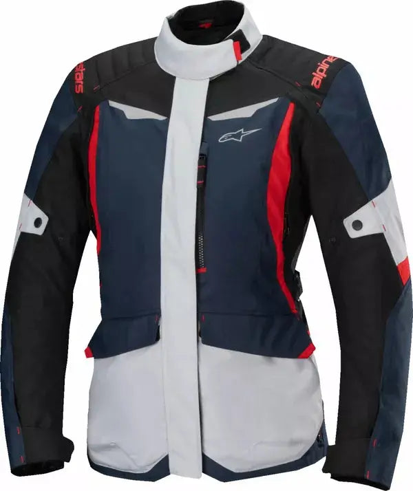 Alpinestars Stella ST-1 Waterproof Ladies Textile Jacket Black / Blue / Grey / Red - FREE UK Shipping, FREE 365 Day Returns | Moto Central