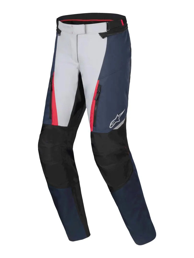 Alpinestars Stella ST-1 Waterproof Ladies Textile Trouser Dark Blue / Black / Bright Red - FREE UK Shipping, FREE 365 Day Returns | Moto Central