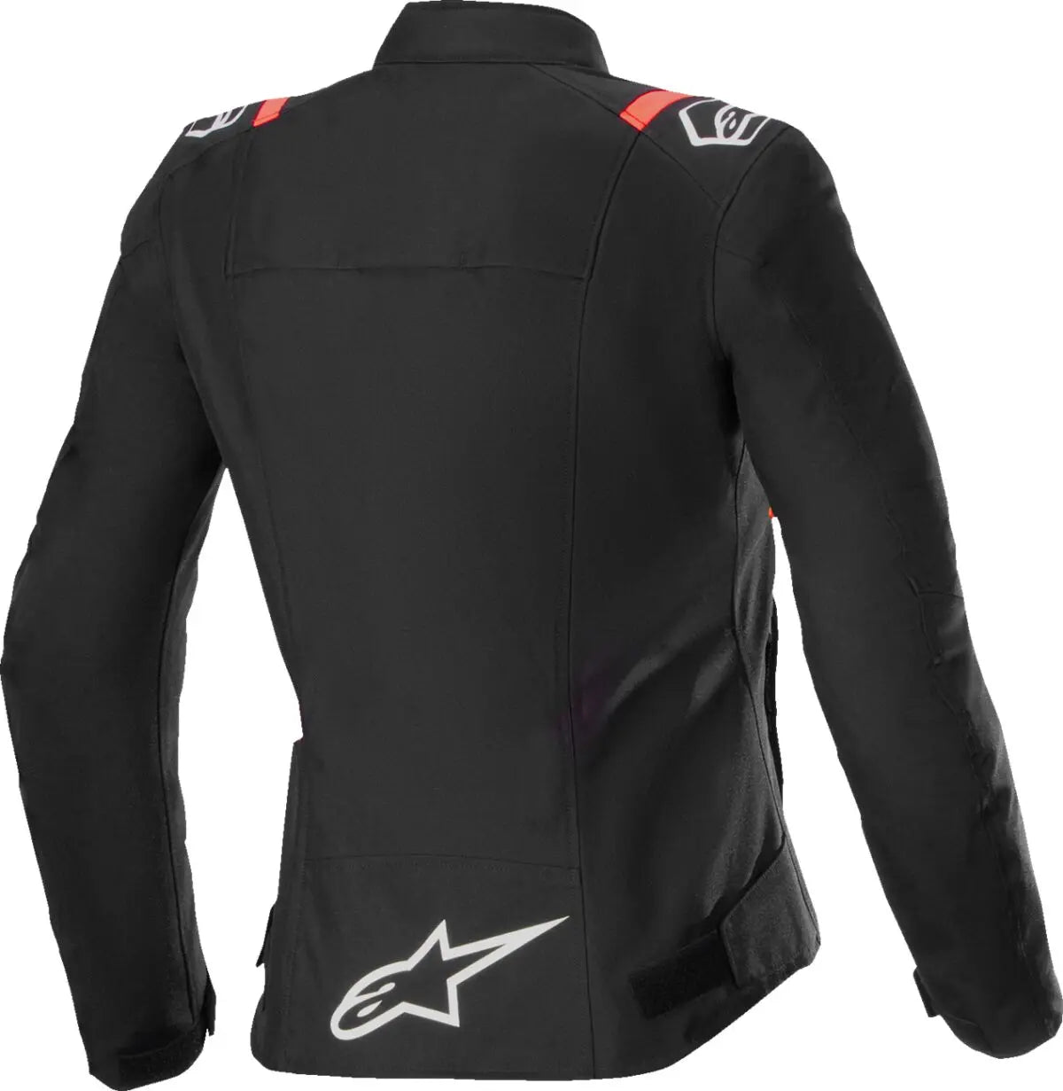 Alpinestars Stella T-SPS V2 WP Leather Jacket Black / Red Fluo / White - FREE UK Shipping, FREE 365 Day Returns | Moto Central