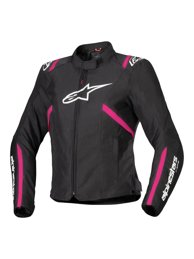 Alpinestars Stella T-SPS V2 Waterproof Ladies Textile Jacket Black / White / Diva Pink - FREE UK Shipping, FREE 365 Day Returns | Moto Central