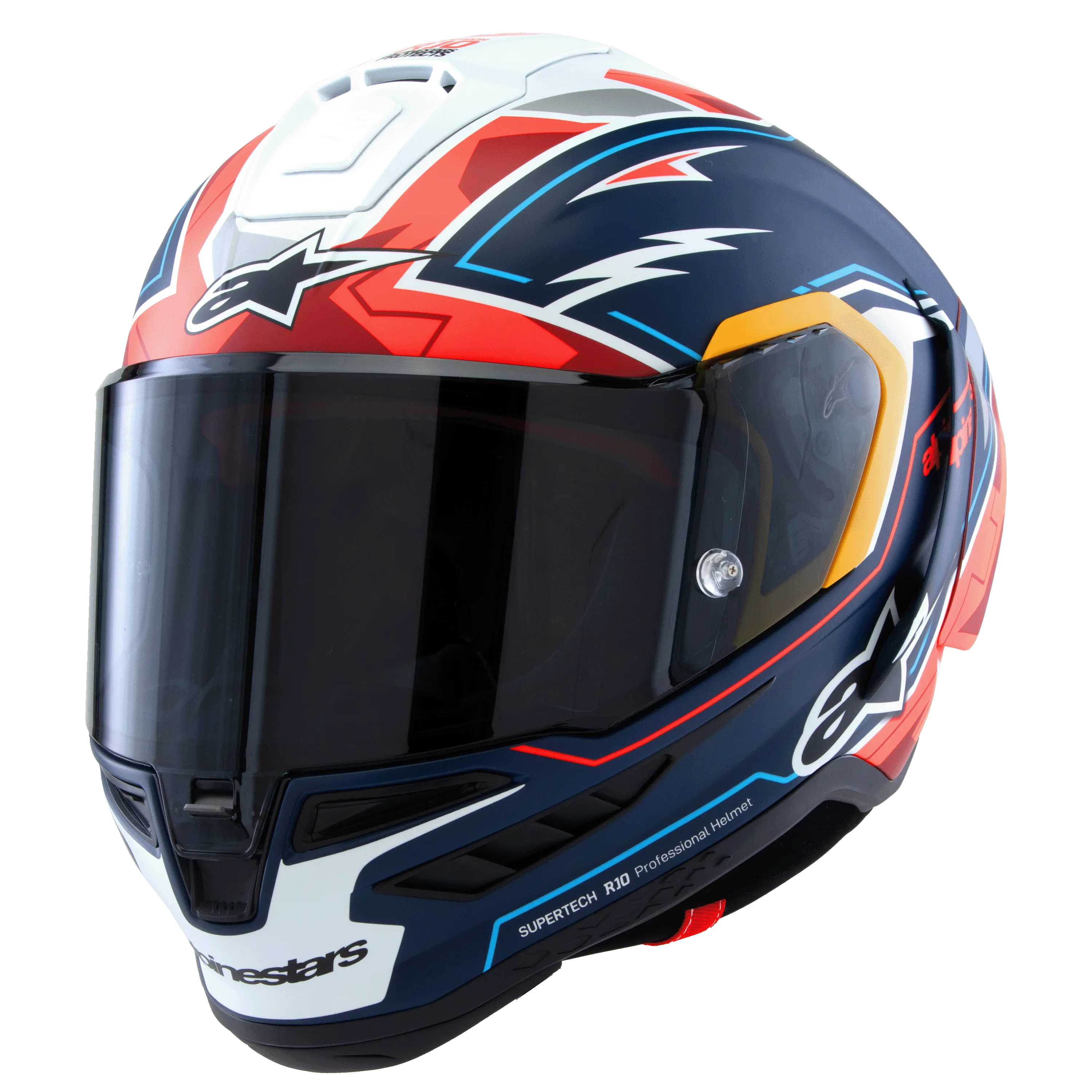 Alpinestars Supertech R10 Pedro Acosta Blue / Red / Matt White FREE UK Delivery, FREE 365 Day Returns | Moto Central