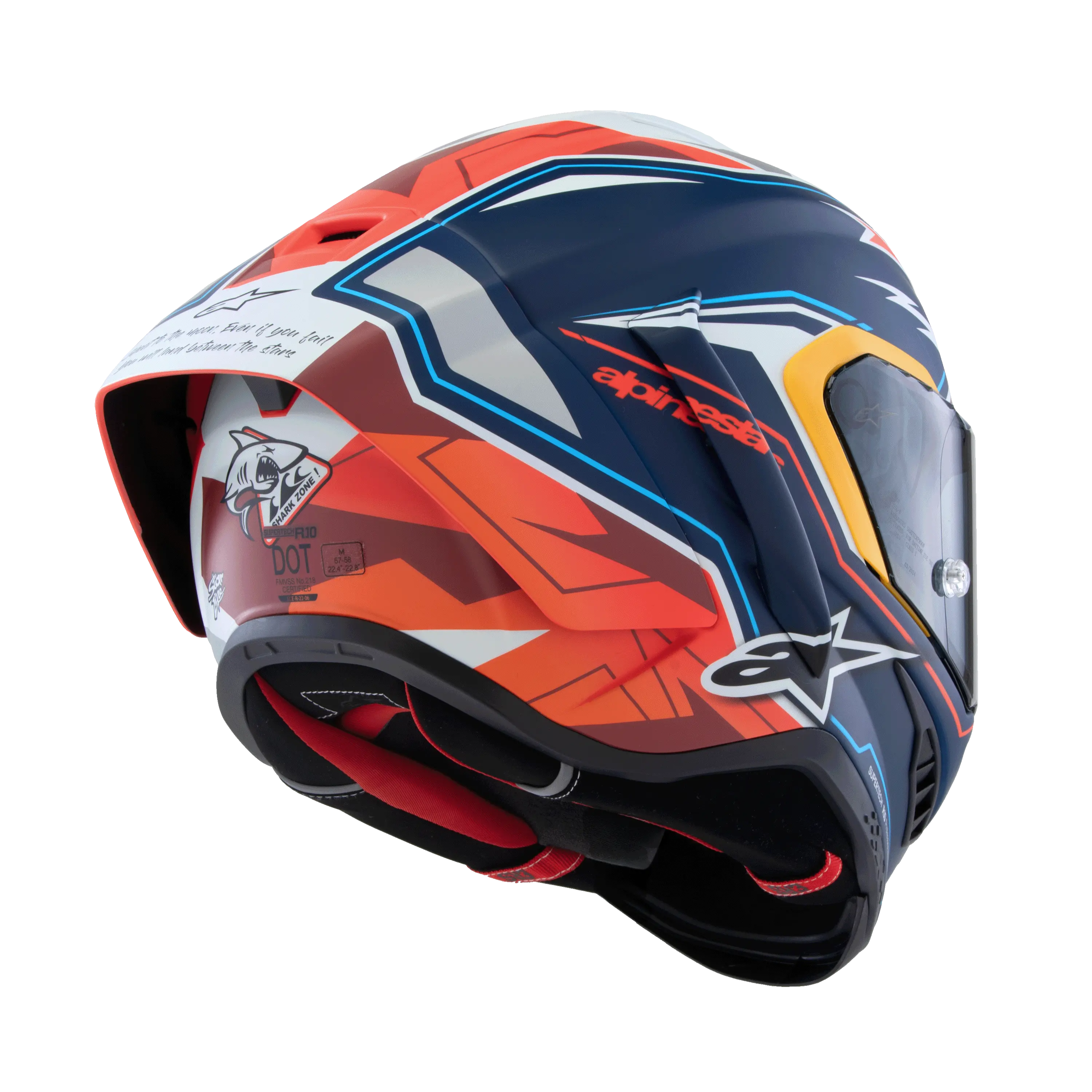 Alpinestars Supertech R10 Pedro Acosta Blue / Red / Matt White FREE UK Delivery, FREE 365 Day Returns | Moto Central