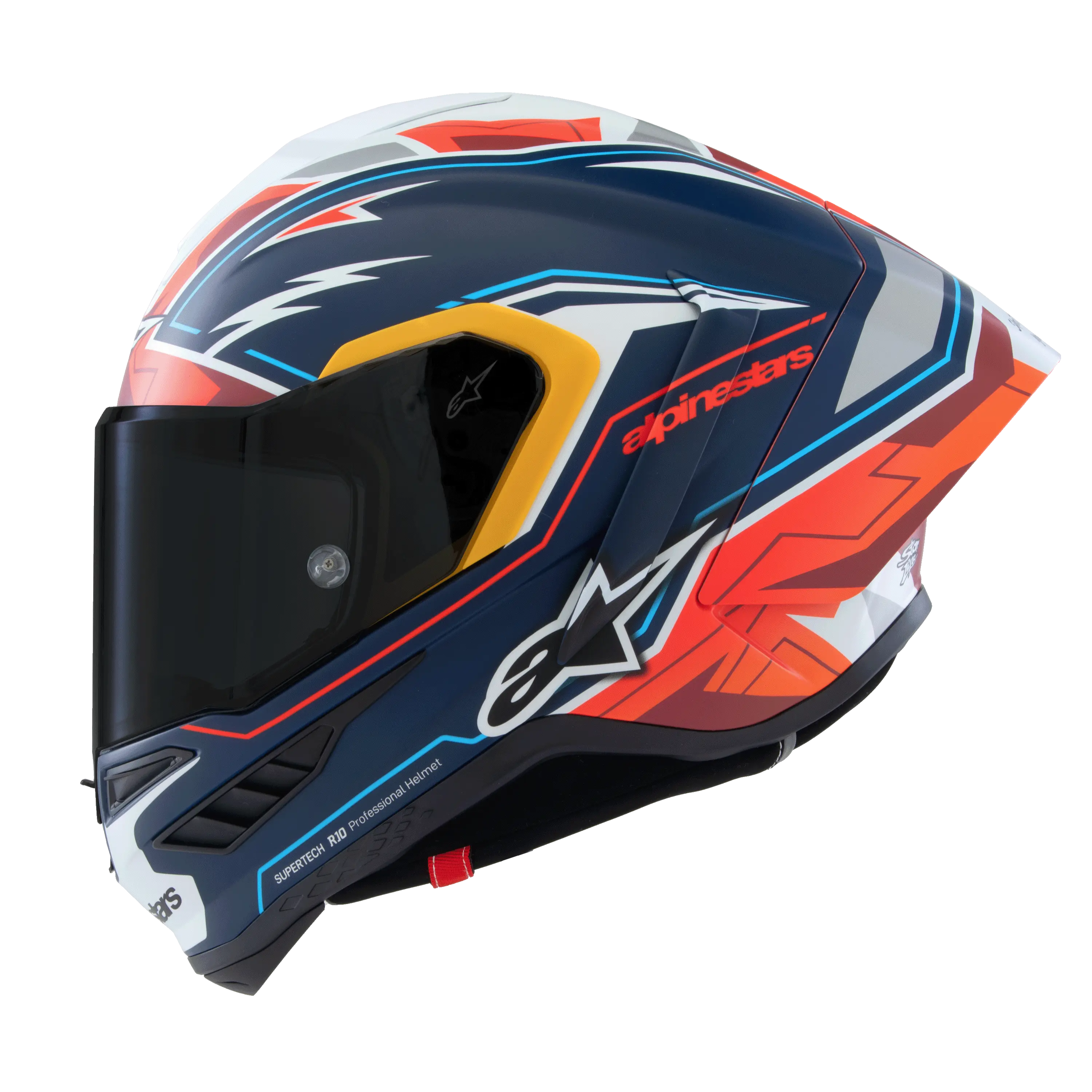 Alpinestars Supertech R10 Pedro Acosta Blue / Red / Matt White FREE UK Delivery, FREE 365 Day Returns | Moto Central