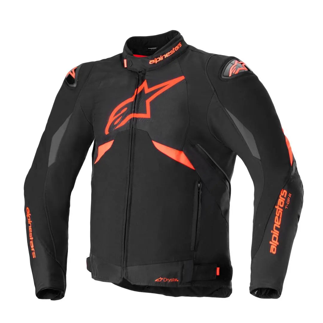 Alpinestars T-GP R V3 Drystar Textile Jacket Black / Fluo Red / White - FREE UK Shipping, FREE 365 Day Returns | Moto Central