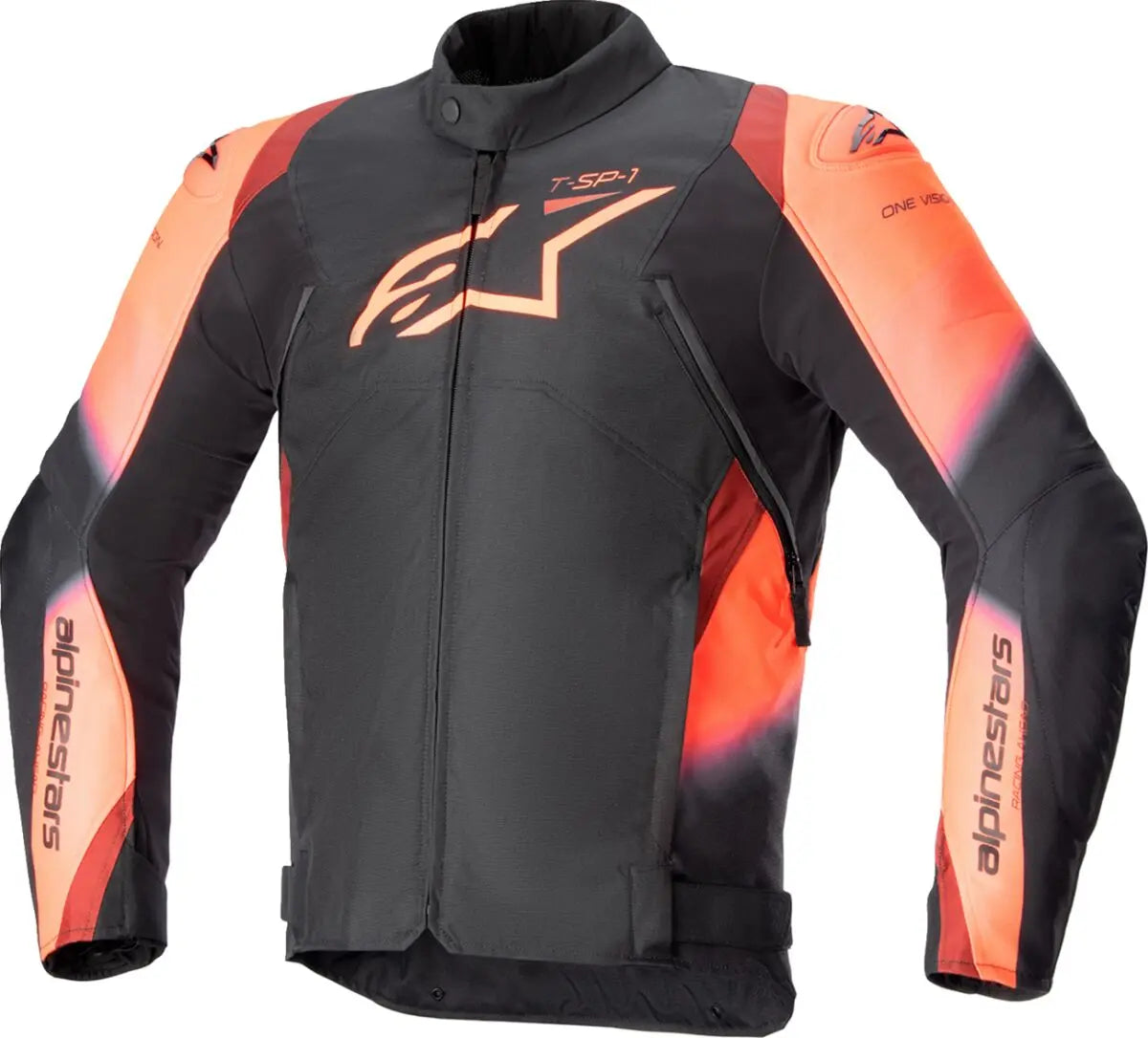 Alpinestars T-SP 1 V2 Waterproof Riding Textile Jacket Black / Red - FREE UK Shipping, FREE 365 Day Returns | Moto Central