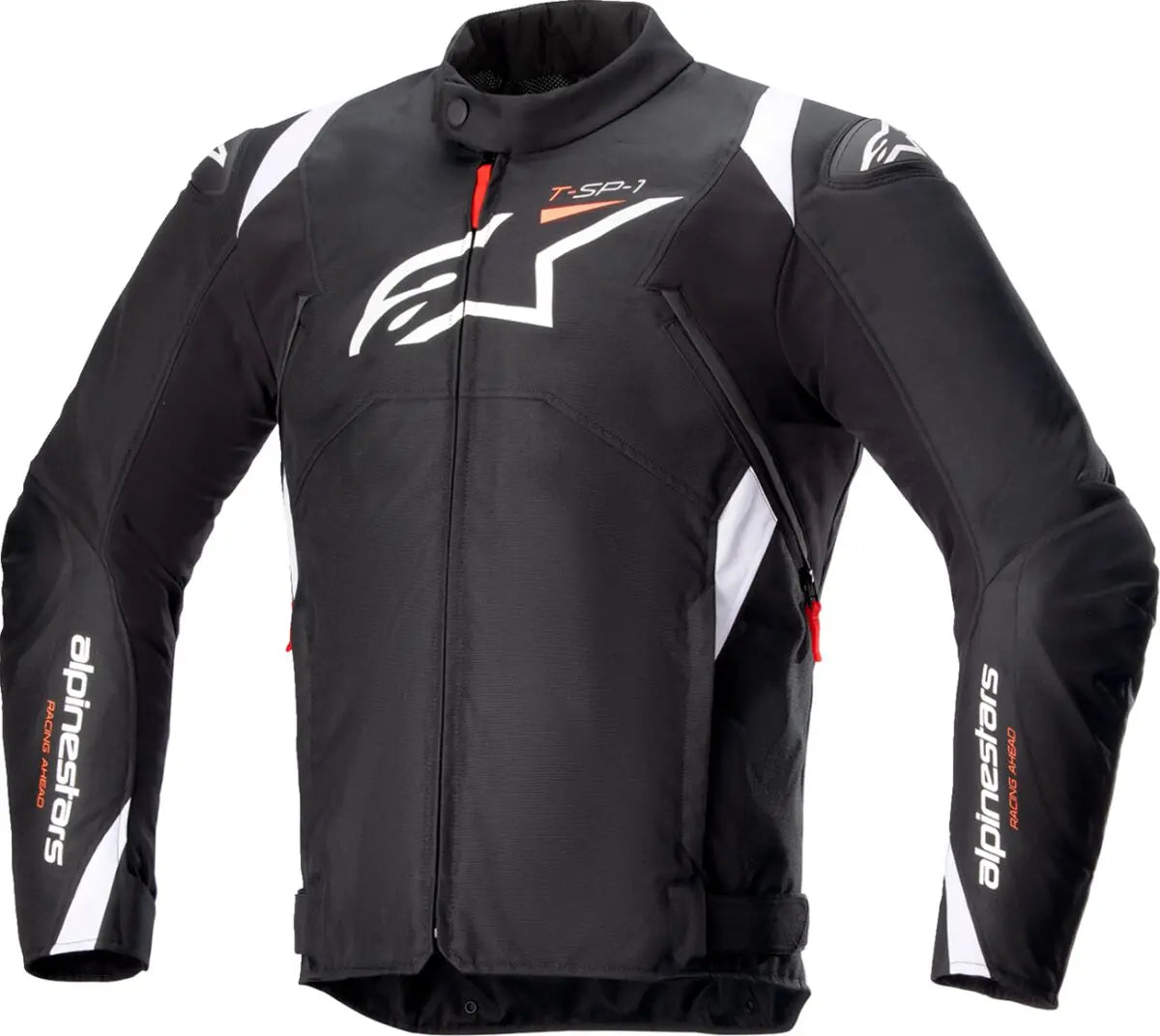 Alpinestars T-SP 1 V2 Waterproof Riding Textile Jacket Black / White - FREE UK Shipping, FREE 365 Day Returns | Moto Central