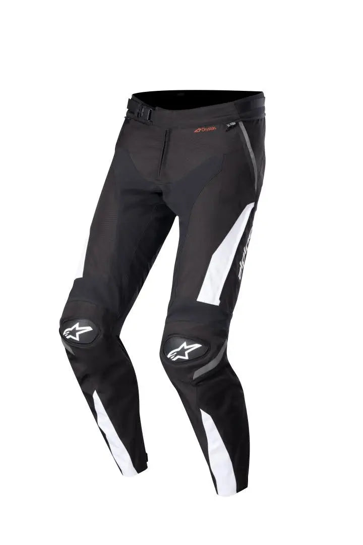 Alpinestars T-SP R Drystar Textile Trouser Black / White - FREE UK Shipping, FREE 365 Day Returns | Moto Central