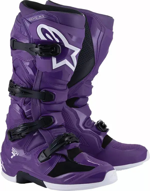 Alpinestars Tech 7 Boots Purple - FREE UK Shipping, FREE 365 Day Returns | Moto Central