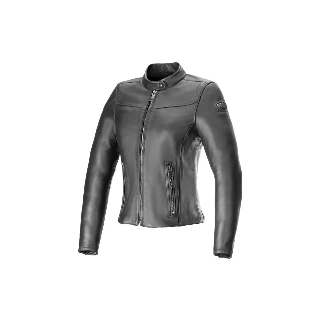 Alpinestars Tory Ladies Leather Jacket Black / Black - FREE UK Shipping, FREE 365 Day Returns | Moto Central