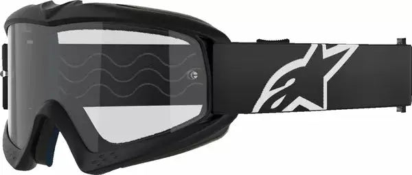 Alpinestars Vision Corp Youth Goggles Black / Clear - FREE UK Shipping, FREE 365 Day Returns | Moto Central