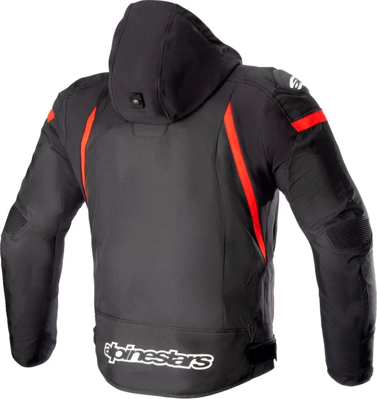 Alpinestars Zaca Waterproof Textile Jacket Black / Red / White - FREE UK Shipping, FREE 365 Day Returns | Moto Central