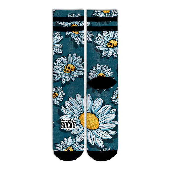 American Socks Daisies Signature Socks  - FREE UK Shipping, FREE 365 Day Returns | Moto Central