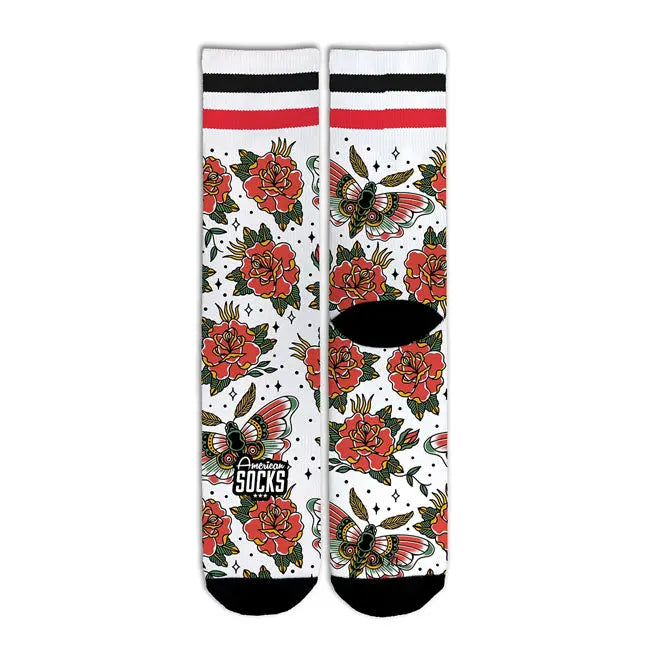 American Socks Moth Signature Socks  - FREE UK Shipping, FREE 365 Day Returns | Moto Central