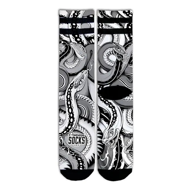 American Socks Python Signature Socks  - FREE UK Shipping, FREE 365 Day Returns | Moto Central