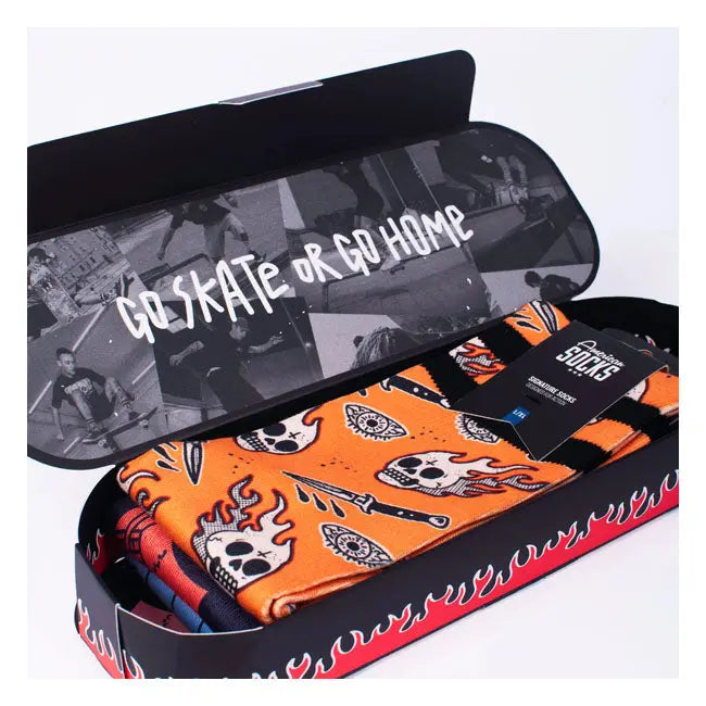 American Socks Skateboard Gift Box Signature Socks  - FREE UK Shipping, FREE 365 Day Returns | Moto Central