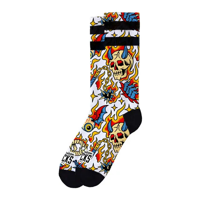 American Socks Wicked Signature Socks  - FREE UK Shipping, FREE 365 Day Returns | Moto Central