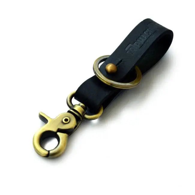 Trip Machine Key Fob Black / Antique Gold  - FREE UK Shipping, FREE 365 Day Returns | Moto Central