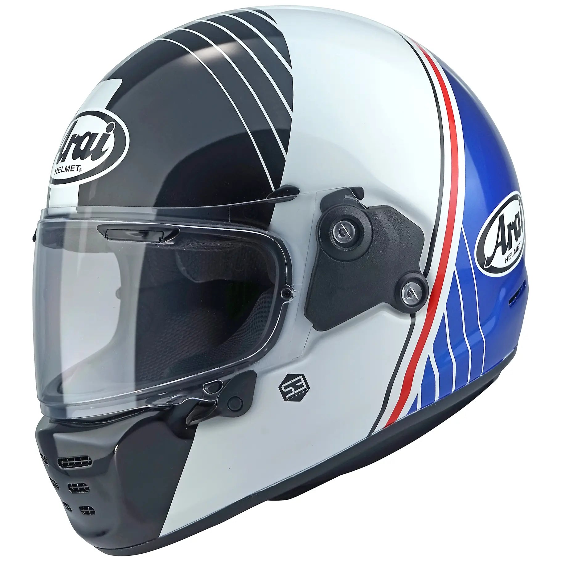 Arai Concept XE Temu Blue / White / Black - FREE UK Shipping, FREE 365 Day Returns | Moto Central