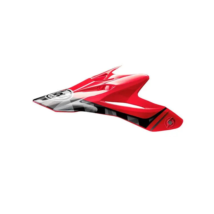 Arai MX-V Helmet Peak Scoop Red  - FREE UK Shipping, FREE 365 Day Returns | Moto Central