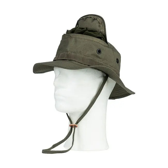 Army Surplus Bush Hat Green  - FREE UK Shipping, FREE 365 Day Returns | Moto Central