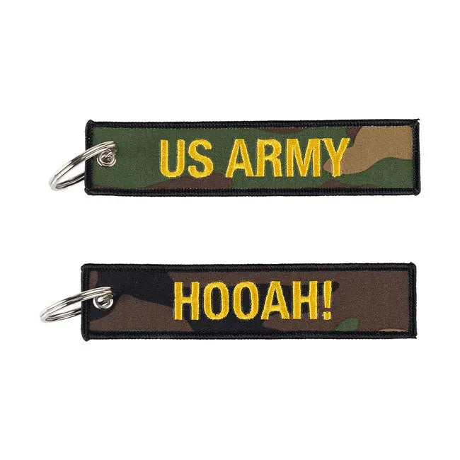 Army Surplus Hooah US Army Keychain  - FREE UK Shipping, FREE 365 Day Returns | Moto Central