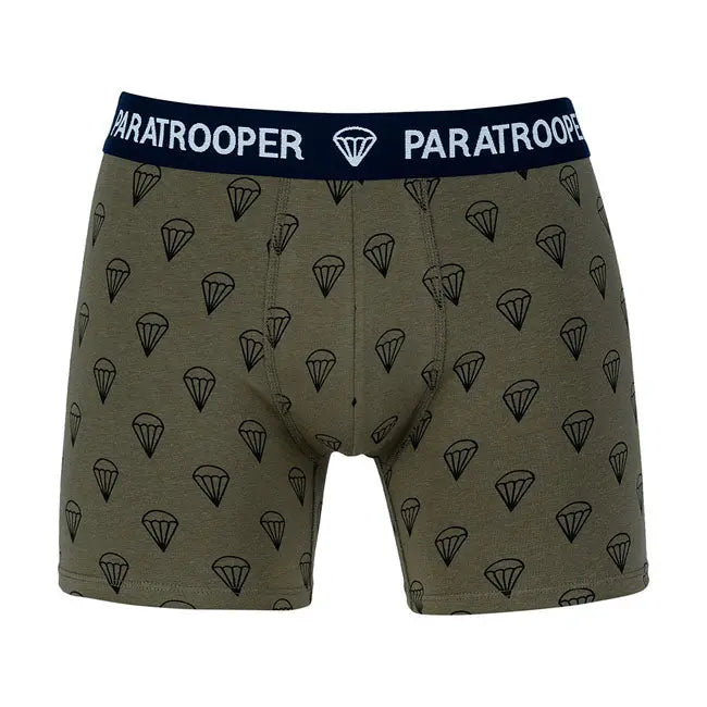 Army Surplus Paratrooper Boxer Shorts Green  - FREE UK Shipping, FREE 365 Day Returns | Moto Central