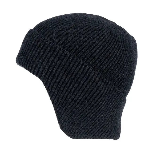 Army Surplus Watch Cap Earmuff Black  - FREE UK Shipping, FREE 365 Day Returns | Moto Central