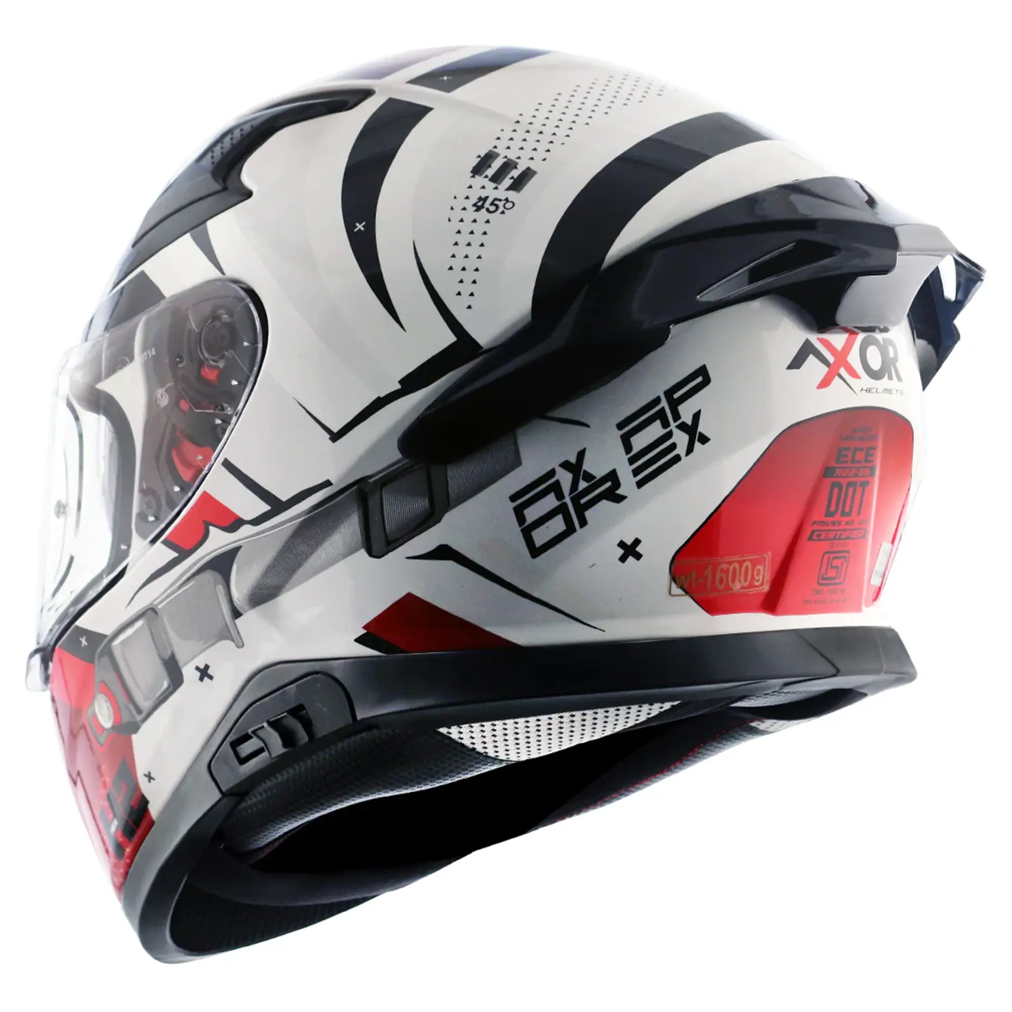 Axor Apex Hex-2 Black / Red / White FREE UK Delivery, FREE 365 Day Returns | Moto Central