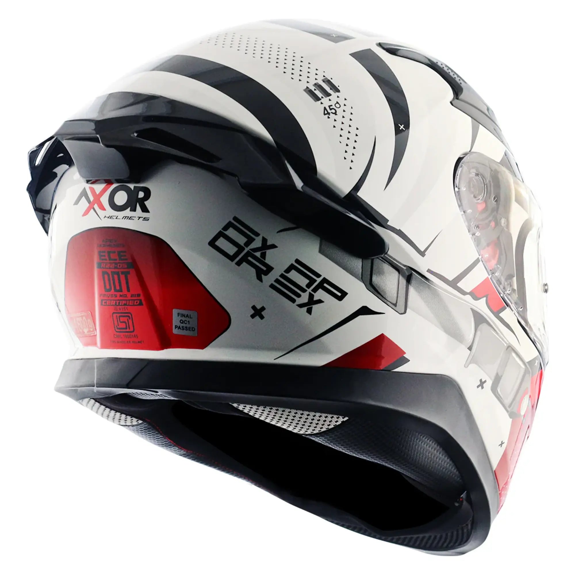 Axor Apex Hex-2 Black / Red / White FREE UK Delivery, FREE 365 Day Returns | Moto Central