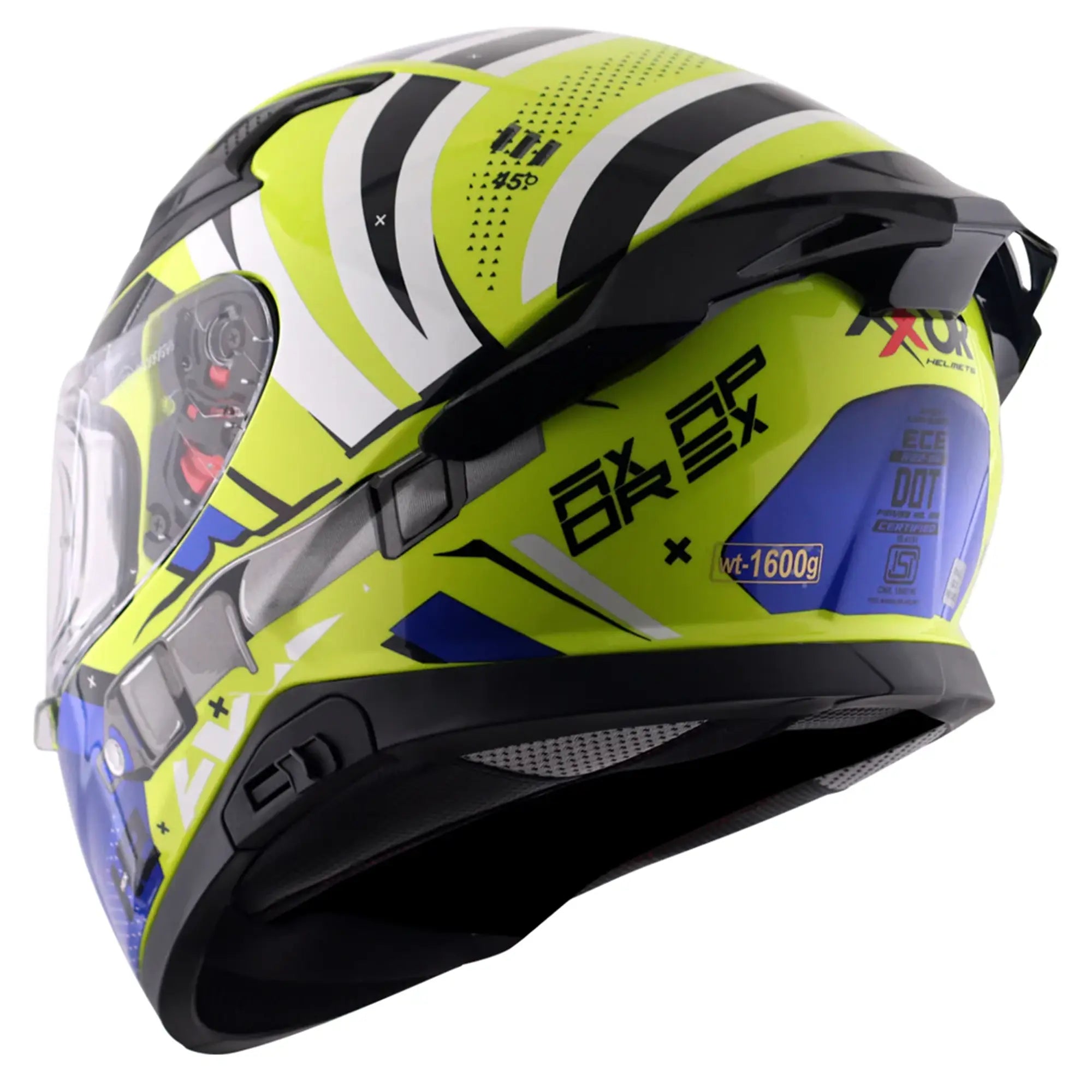 Axor Apex Hex-2 Gloss Neon Yellow / Blue FREE UK Delivery, FREE 365 Day Returns | Moto Central