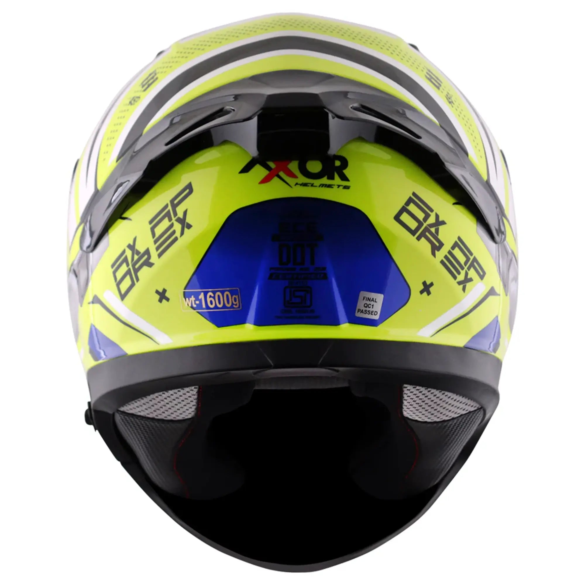 Axor Apex Hex-2 Gloss Neon Yellow / Blue FREE UK Delivery, FREE 365 Day Returns | Moto Central