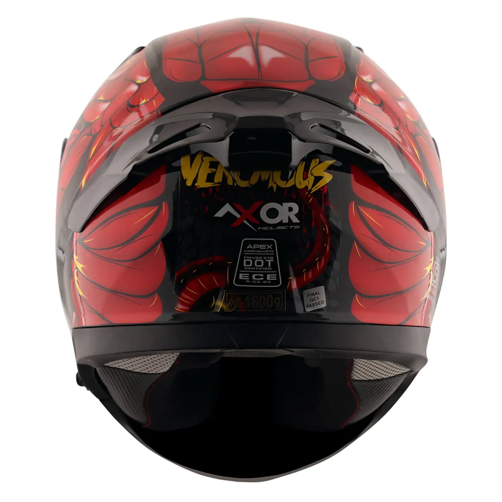 Axor Apex Venomous Gloss Black / Red FREE UK Delivery, FREE 365 Day Returns | Moto Central