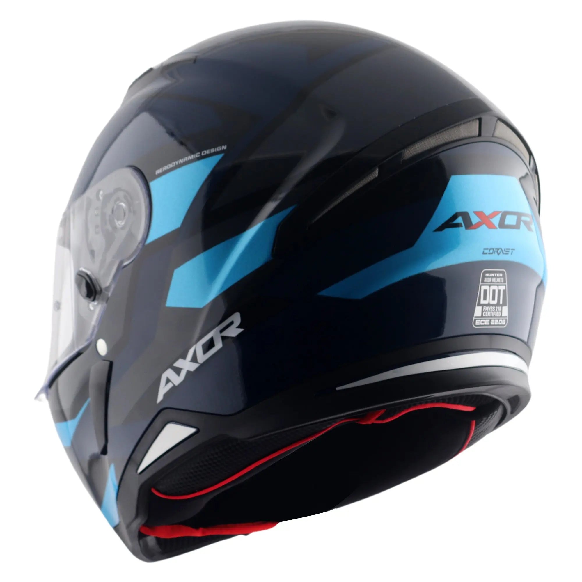 Axor Hunter SH890 Cornet Gloss Black / Blue FREE UK Delivery, FREE 365 Day Returns | Moto Central