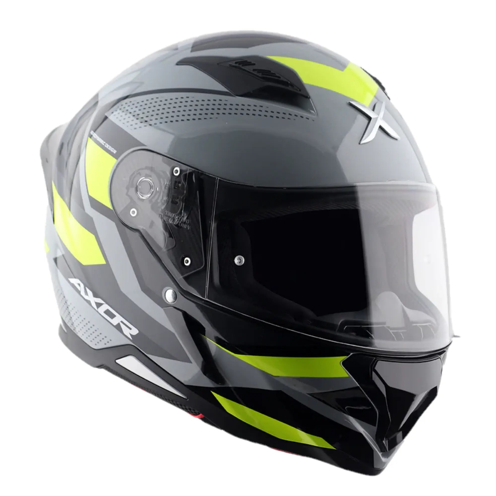 Axor Hunter SH890 Cornet Gloss Black / Neon Yellow FREE UK Delivery, FREE 365 Day Returns | Moto Central