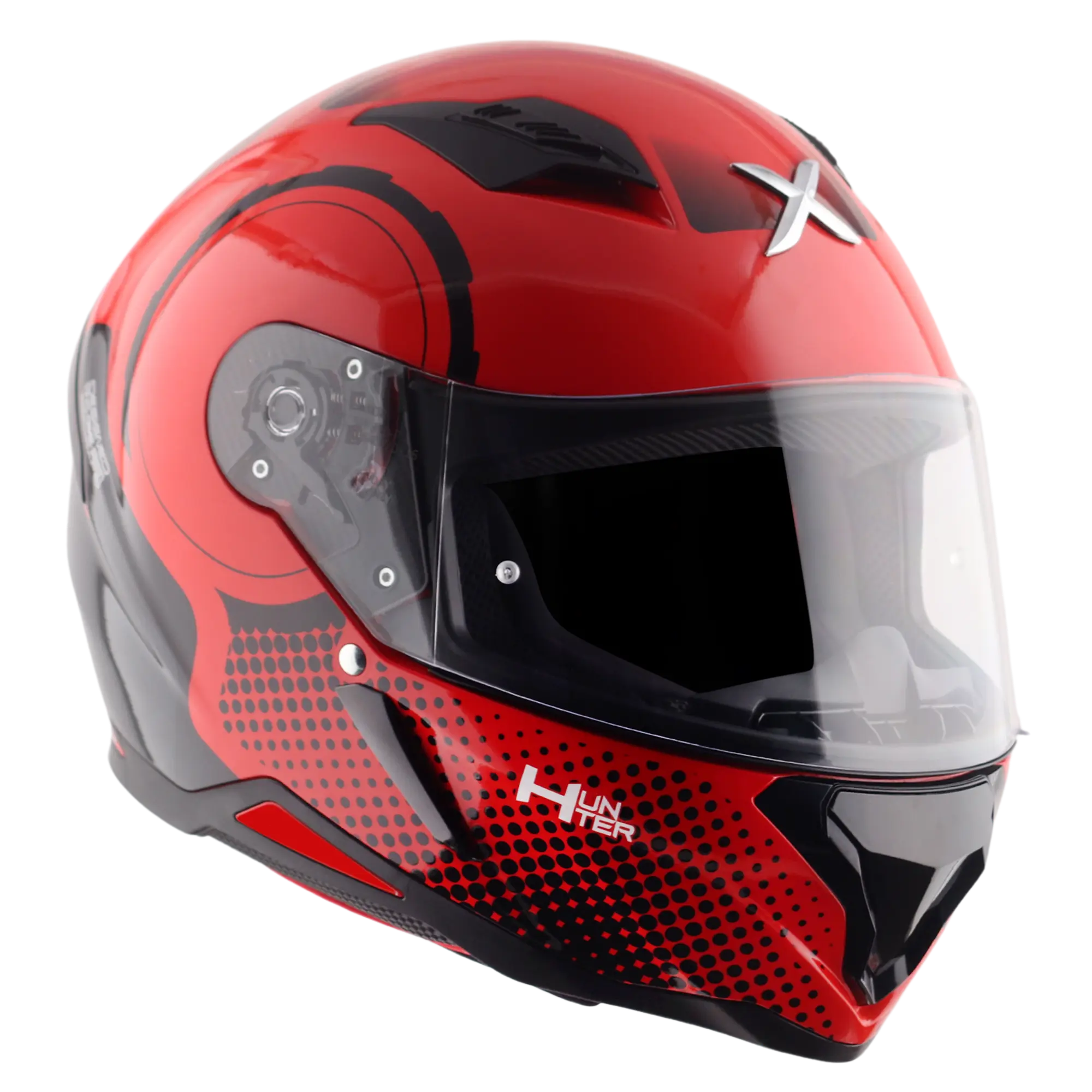 Axor Hunter SH890 Spear Gloss Black / Red FREE UK Delivery, FREE 365 Day Returns | Moto Central